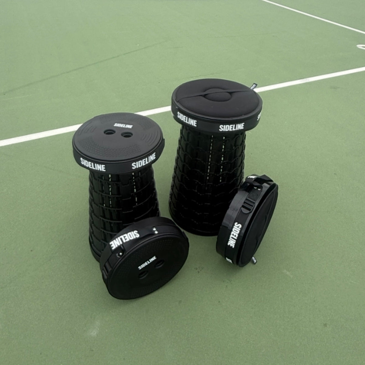 SIDELINE Family Pack of two XL and two Mini Luxe stools